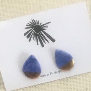 Noonday Marbled Sky Studs